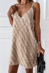 Dancing Elves Tassel Mini Dress