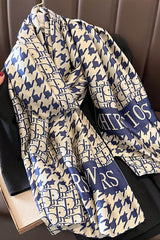 Elegant Imitation Silk Oversized Shawl Scarf