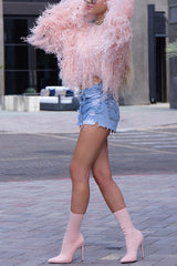 Fashionable Sequined Tassel Loose Long-sleeved Knit Sweater