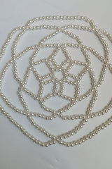 French-style Faux Pearl Openwork Hairnet