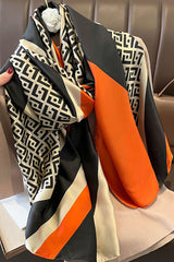 Elegant Imitation Silk Oversized Shawl Scarf