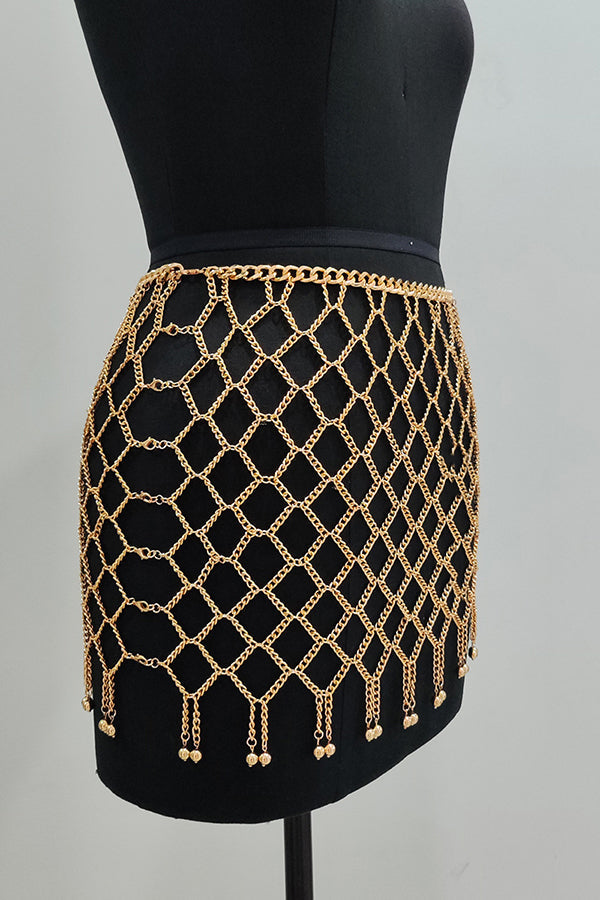 Sexy Metal Fishnet Waist Chain