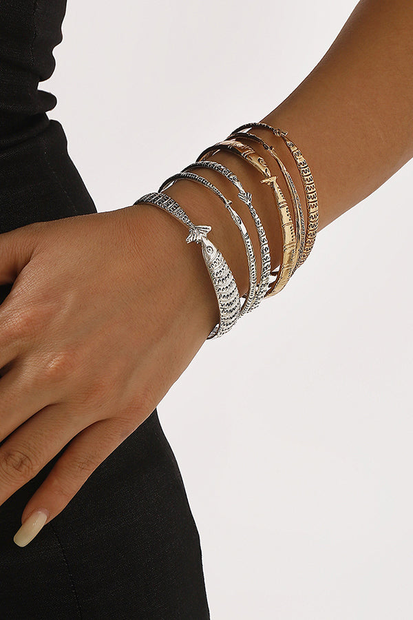 Retro Style Multi-layered Fish Shape Bracelet