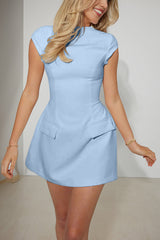 THE CAP SLEEVE MINI DRESS
