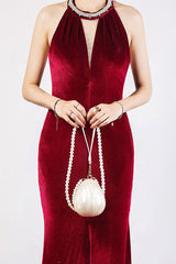Fashionable and Elegant Multi-style Pearl Chain Shoulder Bag