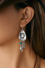 Western Cowboy Hat and Boots Pendant Earrings