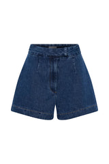 Abel Denim High Waist Relaxed Fit Shorts