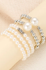 Fashionable Pearl Beaded Simple Versatile Bracelet