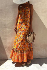 Floral Lace Backless Stylish Se Dress