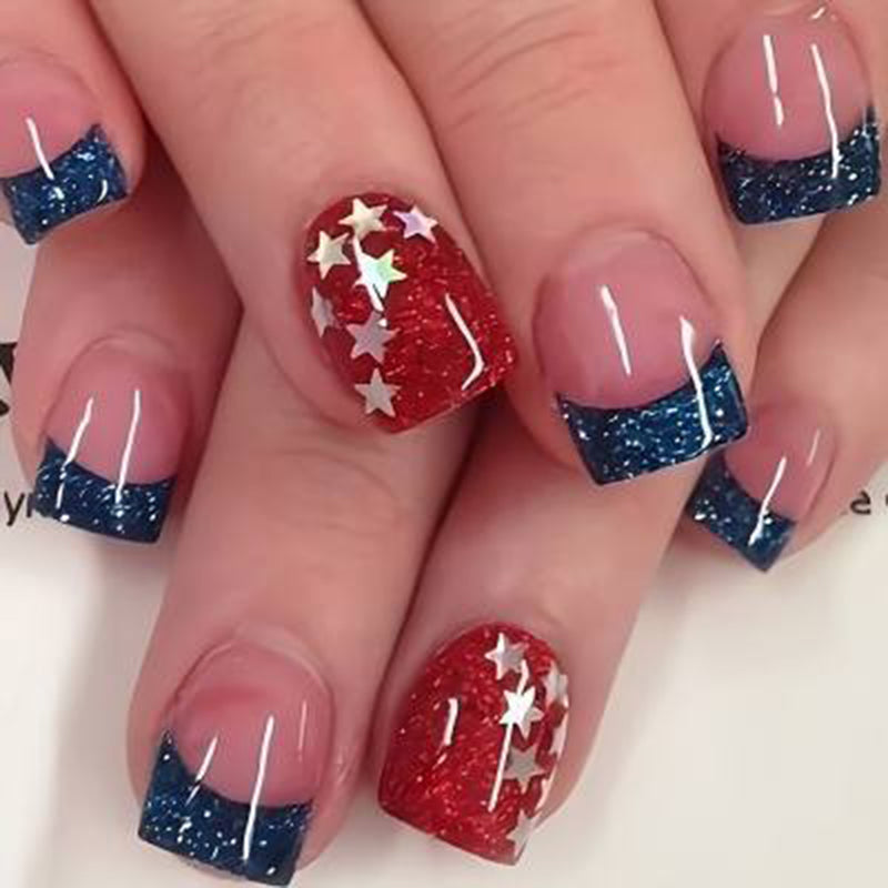 Independence Day Pattern Fashion Nail Art