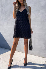 Dancing Elves Tassel Mini Dress