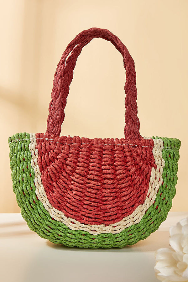 Cute Holiday Fruit Shaped Braided Bag