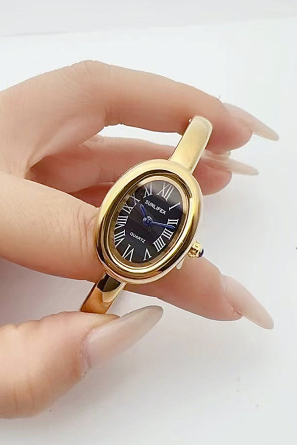 Fashionable Simple Oval Pointer Bracelet Watch