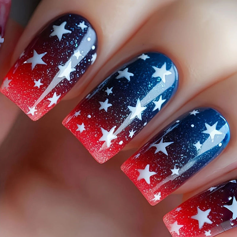 Independence Day Pattern Fashion Nail Art