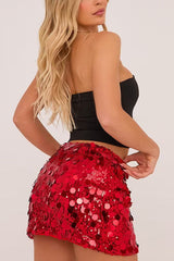 Fashion Sequin Sexy Slim Mini Skirt