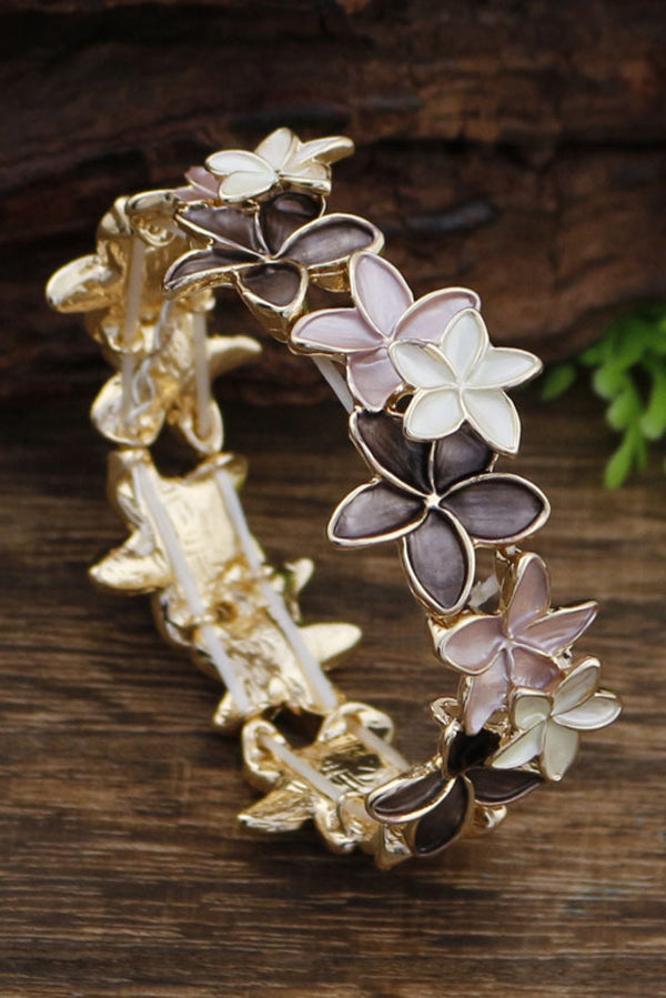 Fashionable Curved Resin Wide Bracelet