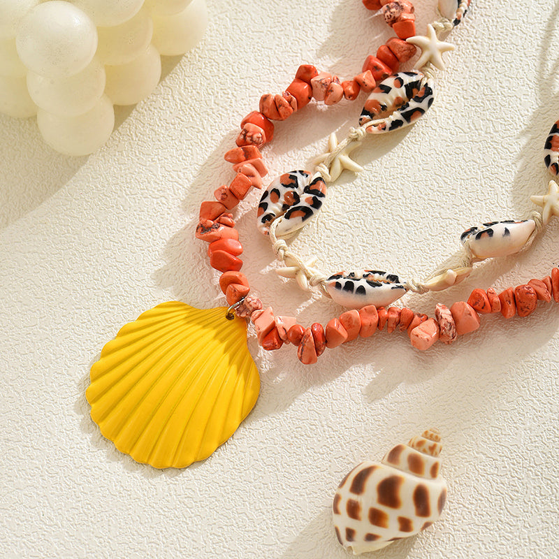 Ocean Style Beach Shell Pendant Necklace