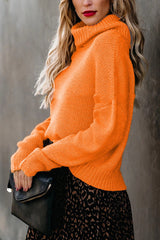 turtleneck pullover sweater