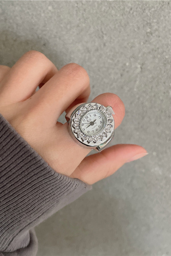 Fashion Creative Simple Mini Clock Ring