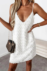 Dancing Elves Tassel Mini Dress