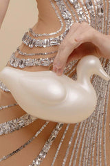 Fashionable and Elegant Multi-style Pearl Chain Shoulder Bag