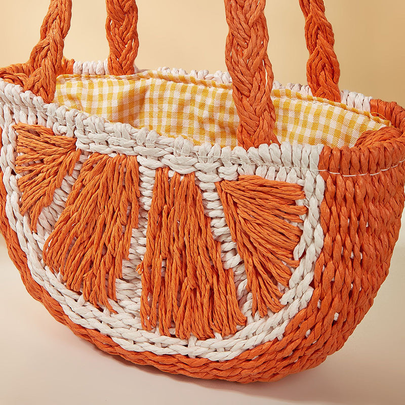 Cute Holiday Fruit Shaped Braided Bag