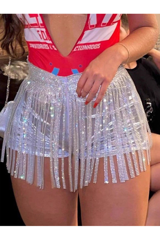 Simple Handmade Rhinestone Waist Chain