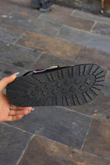 Fashionable Colorful Prism-shaped Thick-soled Beach Sandals