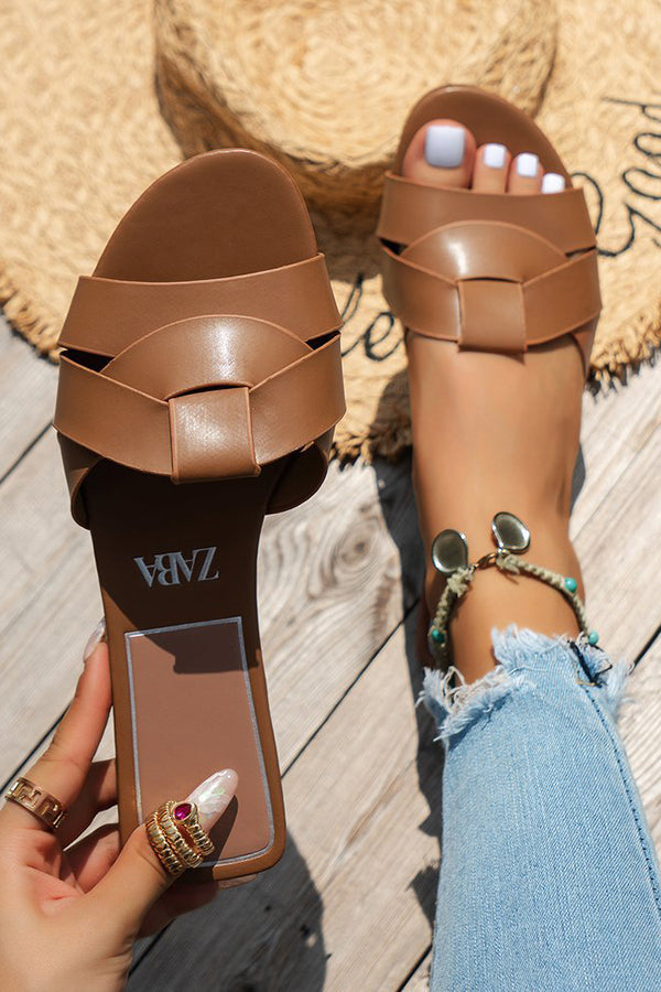 Fashion Cross Flat Versatile Sandals