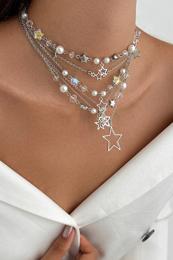 Fashionable Multi-layer Sweet Alloy Necklace