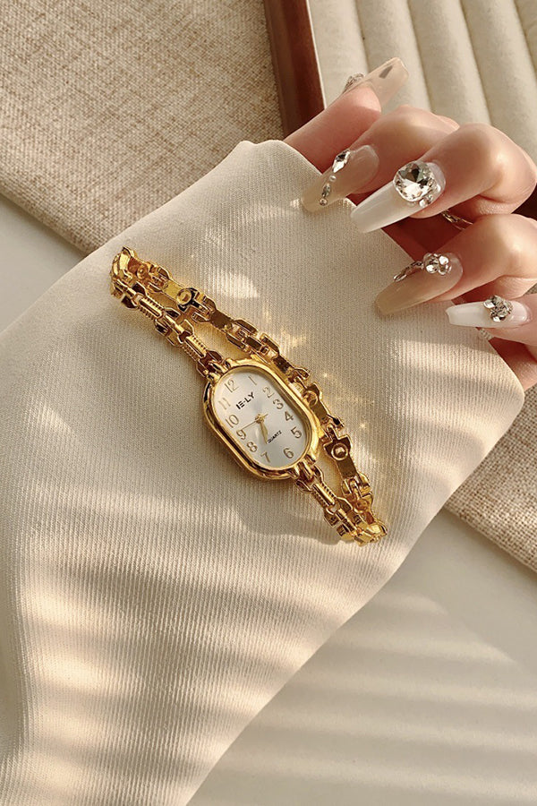 Light Luxury Quartz Gold Vintage Watch