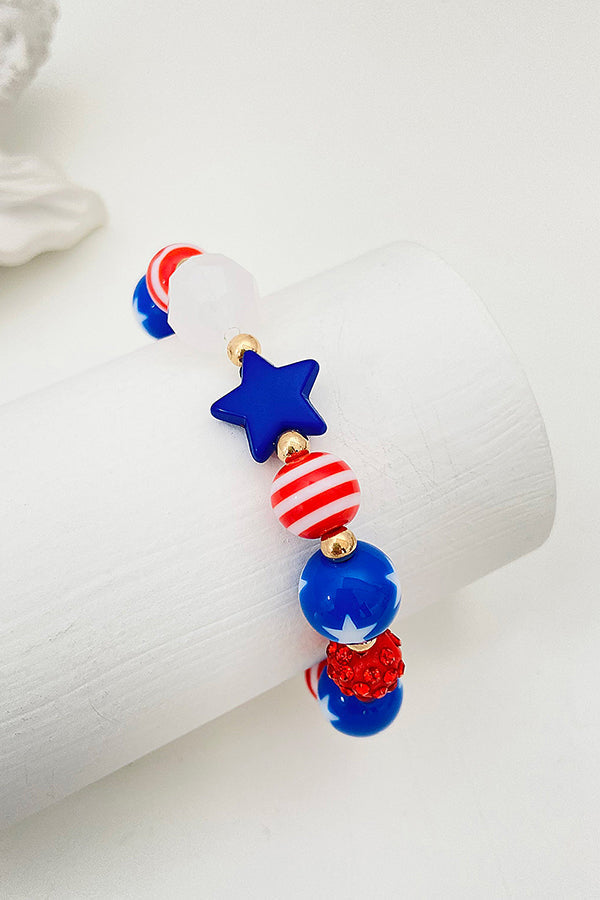 American Flag Independence Day Fashion Bracelet