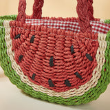 Cute Holiday Fruit Shaped Braided Bag