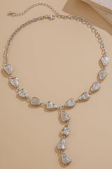 Fashion Irregular Baroque Style Teardrop-shaped Pendant Necklace