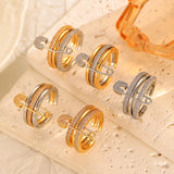 Fashionable Three-color Ring with Detachable Needle Ring