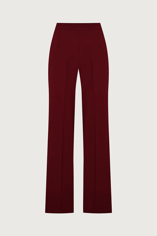 Vita Mesh Patchwork High Neck Wide Sleeve Bodysuit and High Rise Pocket Slit Pants Set