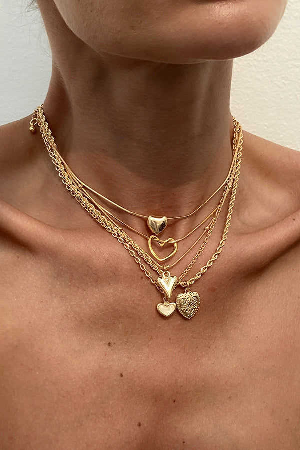 Fashionable Multi-layer Sweet Alloy Necklace