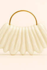 Simple Acrylic Wave-shaped Clutch Bag