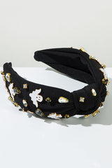 Halloween Spooky Pumpkin Skull Fabric Hair Accessory