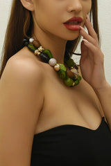Bohemian Forest-style Resin Necklace
