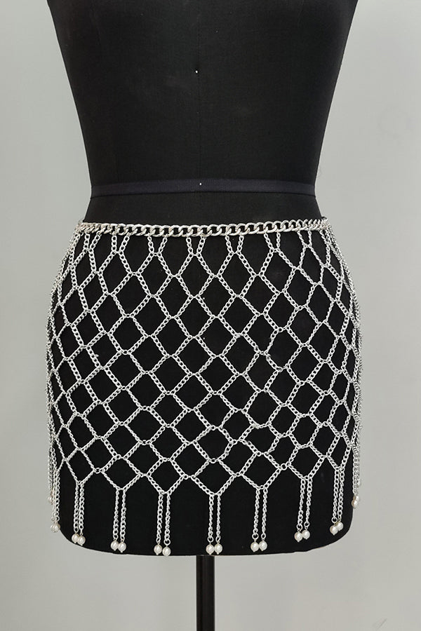 Sexy Metal Fishnet Waist Chain