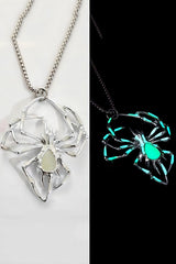 Halloween Glow-in-the-dark Spider Necklace