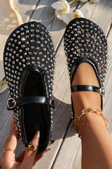 Fashionable Rhinestone Elegant French Buckle Sandals