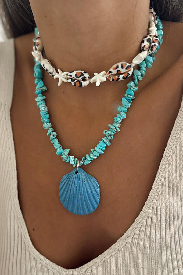 Ocean Style Beach Shell Pendant Necklace