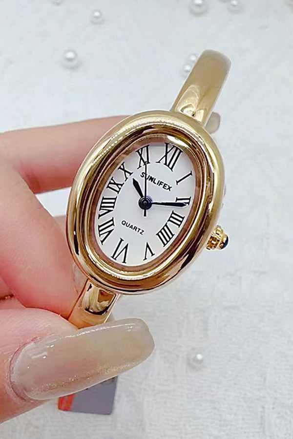 Fashionable Simple Oval Pointer Bracelet Watch