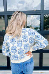 GARDEN PARTY KNIT SWEATER