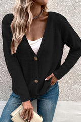 Simple Breasted Cardigan Sweater Jacket