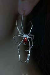 Halloween Punk Spider Earrings
