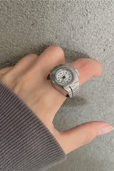 Fashion Creative Simple Mini Clock Ring
